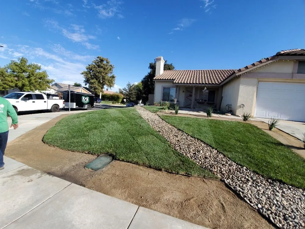 Reliable lawn mowing service for residential properties across Lake Elsinore, CA - K & H Landscaping