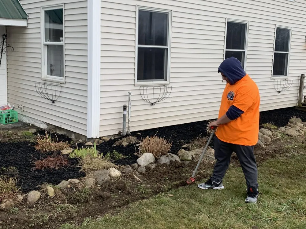 Affordable landscape installation in Amsterdam, NY - K & J Property Guys