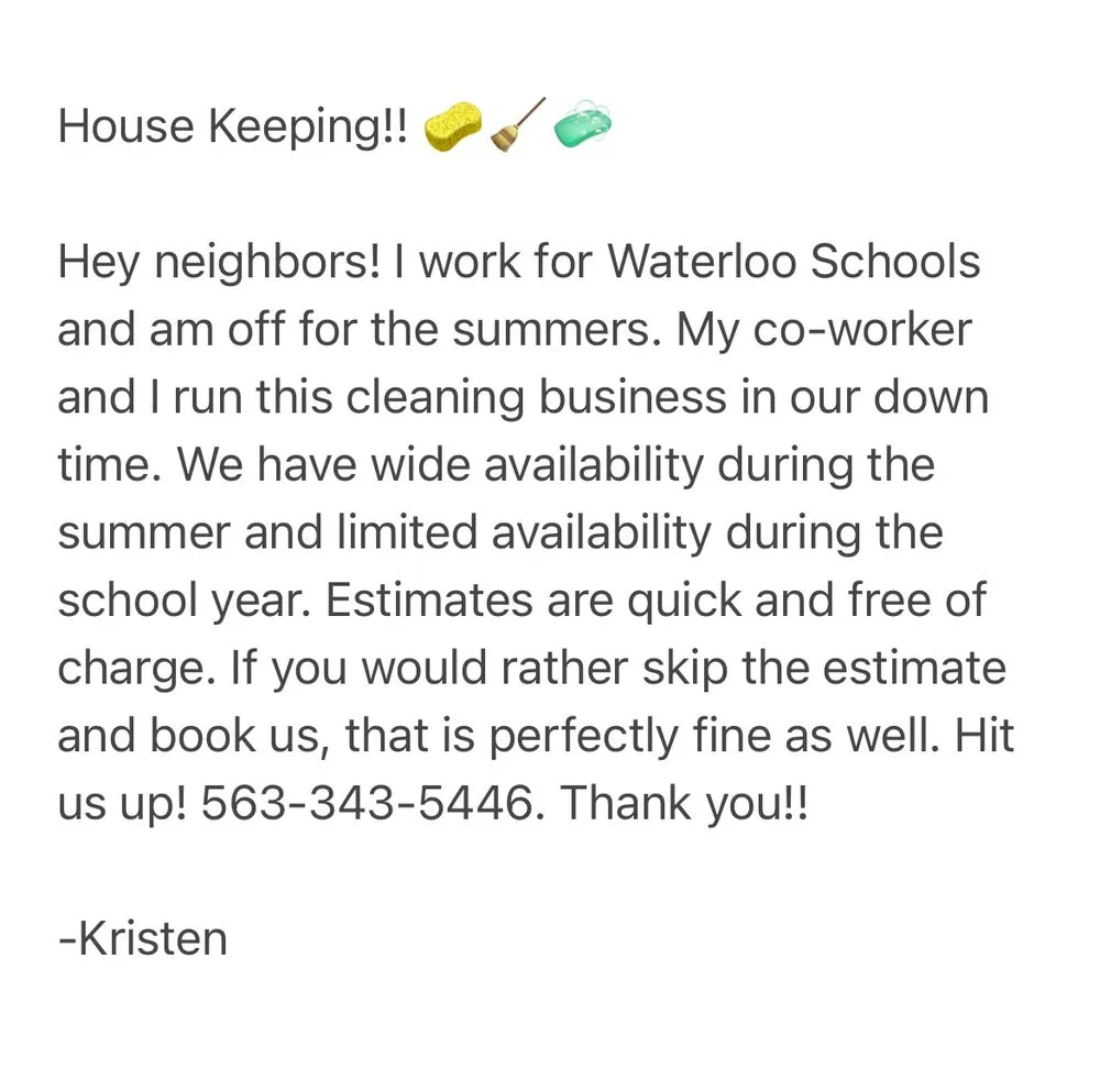 Local residential landscaping in Waterloo, IA by K & J Residential and Commercial Cleaning and Yard Work