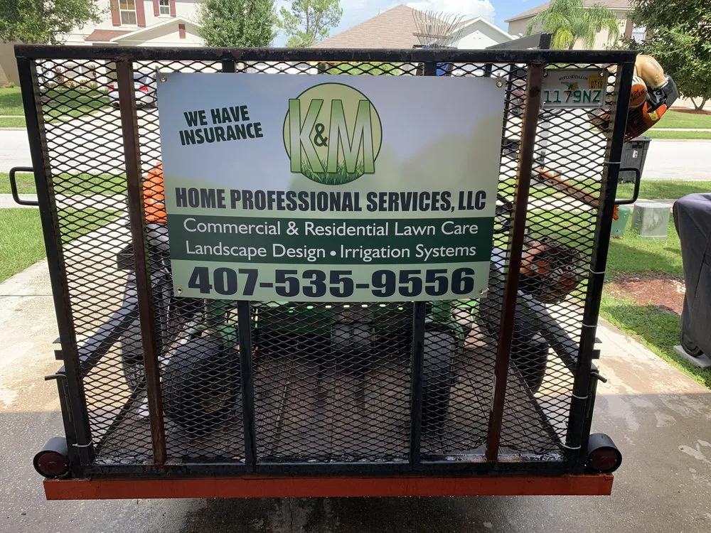 Affordable landscape design experts serving Orlando, FL - K & M Professional Services