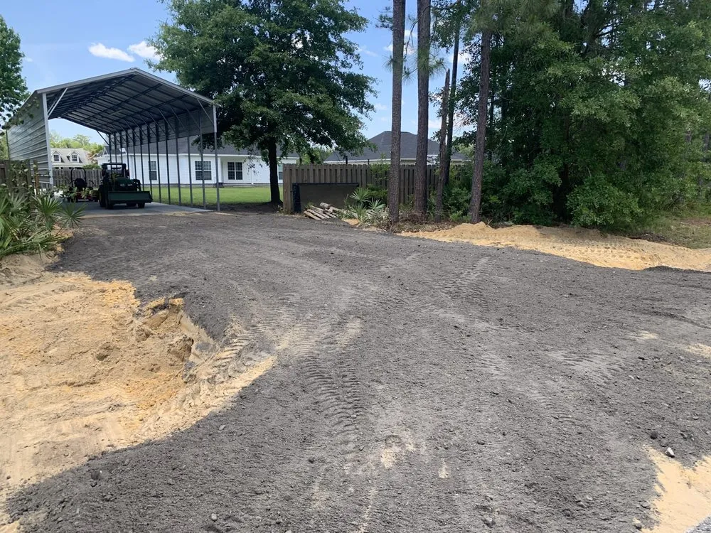 Local landscape design for beautiful yards in Guyton, GA by K & S Tractor Service