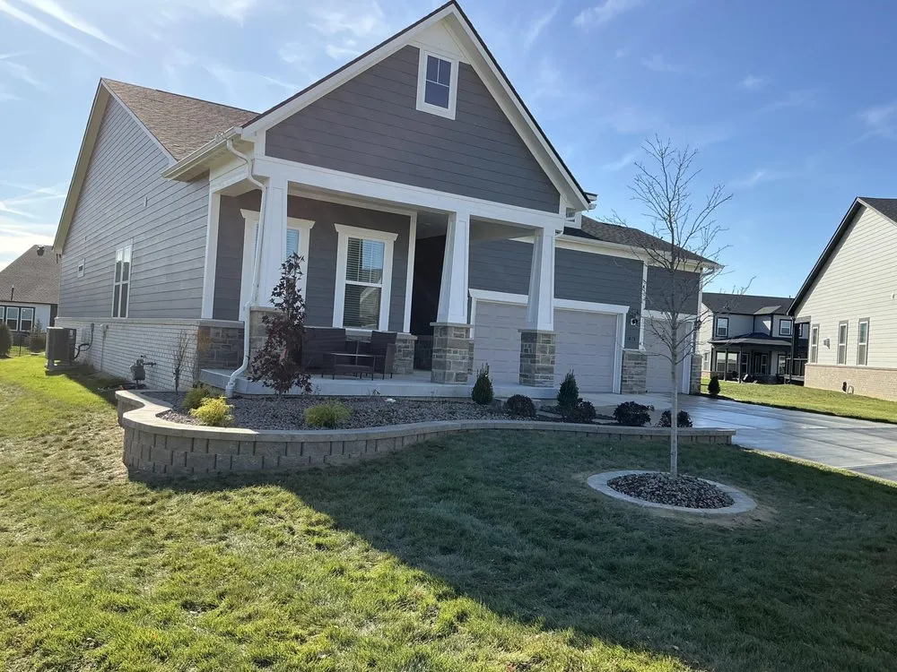Expert yard maintenance for homes in Westfield, IN by K D Landscaping