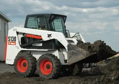 K H White & Sons Bobcat Landscape Services Logo