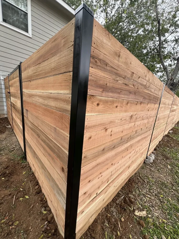 Professional landscape installation in Austin, TX by K K Landscaping & Fencing