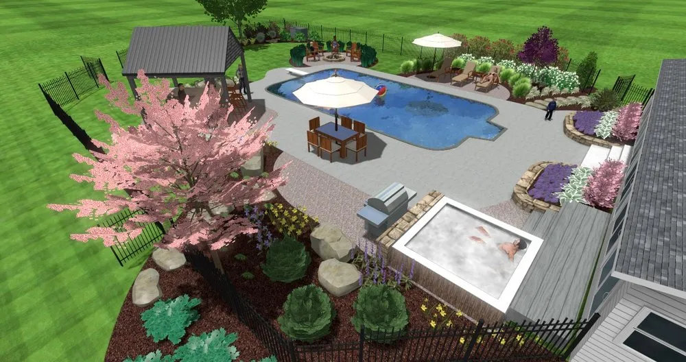 Custom lawn mowing service for residential properties in Oakdale, PA by K Morris Landscape Design