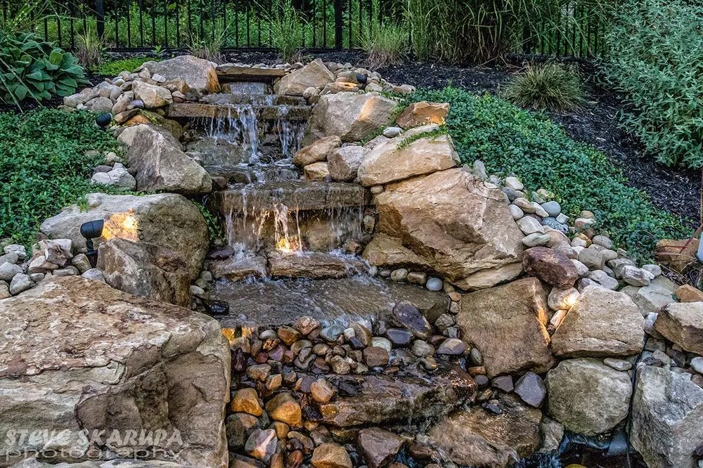 Custom outdoor landscaping in Oakdale, PA by K Morris Landscape Design