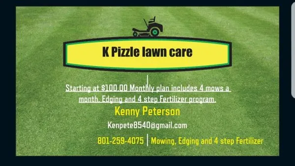 K Pizzle Lawn Care Logo