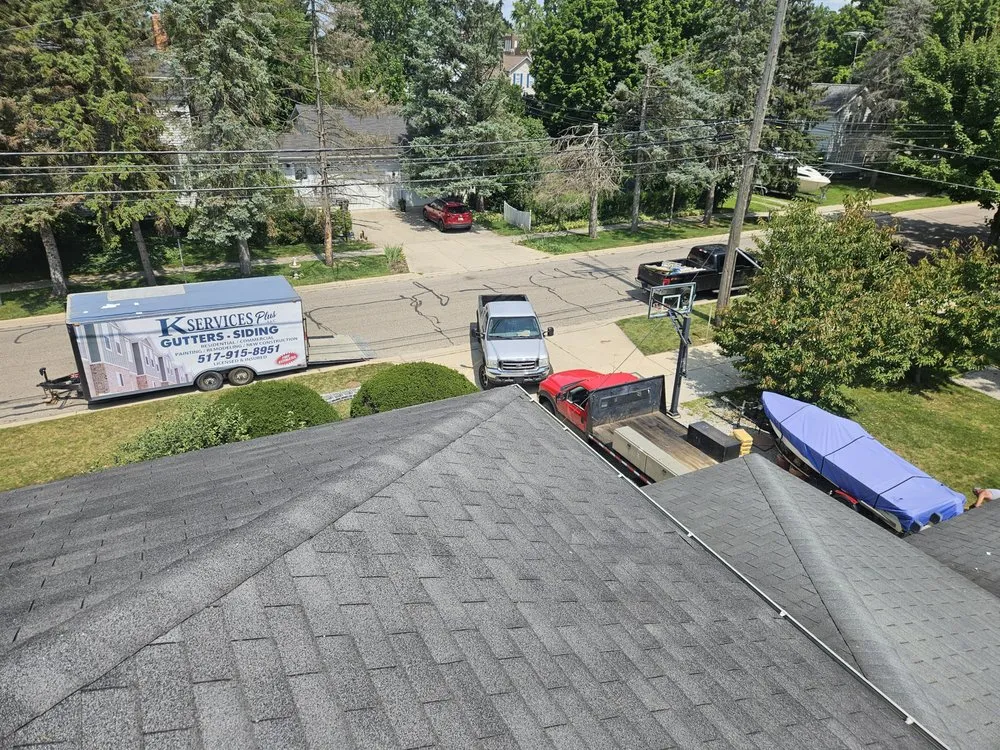 Custom yard cleanup service for residential properties in Fowlerville, MI by K Services Plus