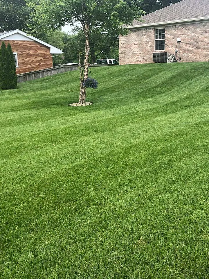 Custom residential landscaping for residential properties across Columbus, IN - K. Wills Mowing