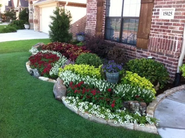 Custom landscape design with custom design across Roanoke, TX - K-Work Landscaping