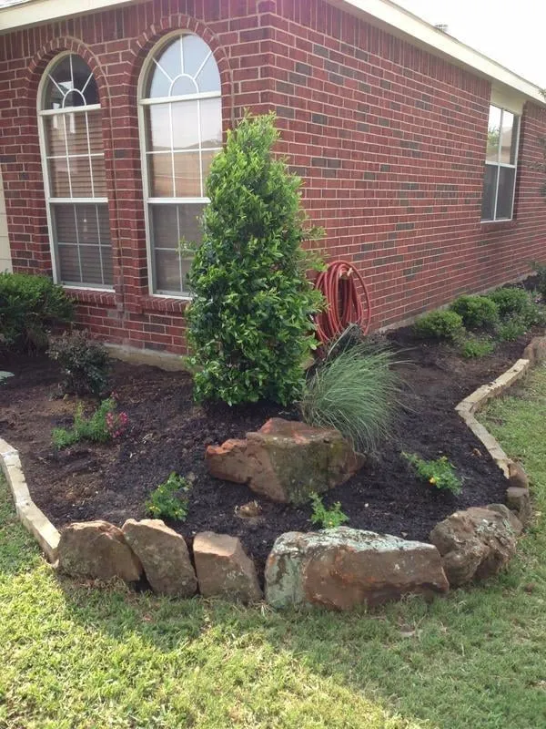 Professional residential landscaping with custom design across Roanoke, TX - K-Work Landscaping