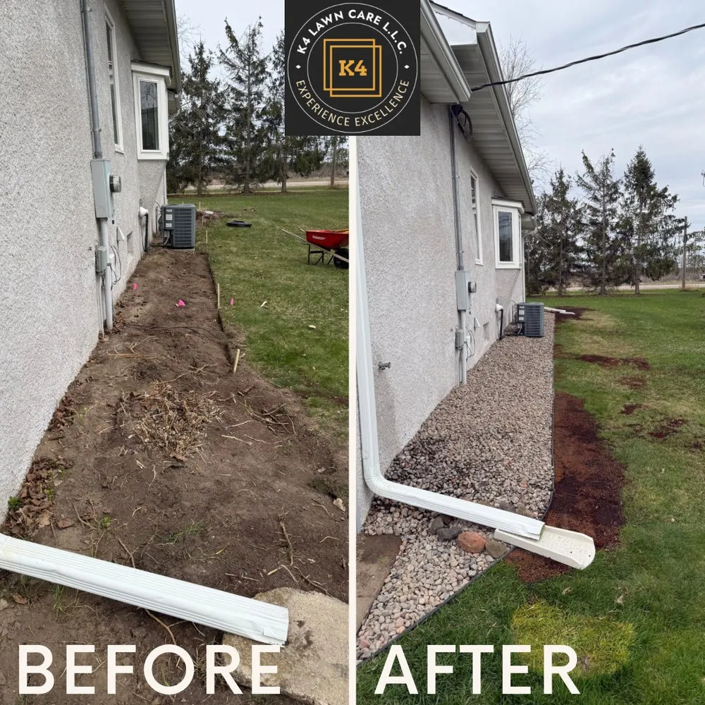 Affordable yard cleanup service in Wyoming, MN by K4 Lawn Care