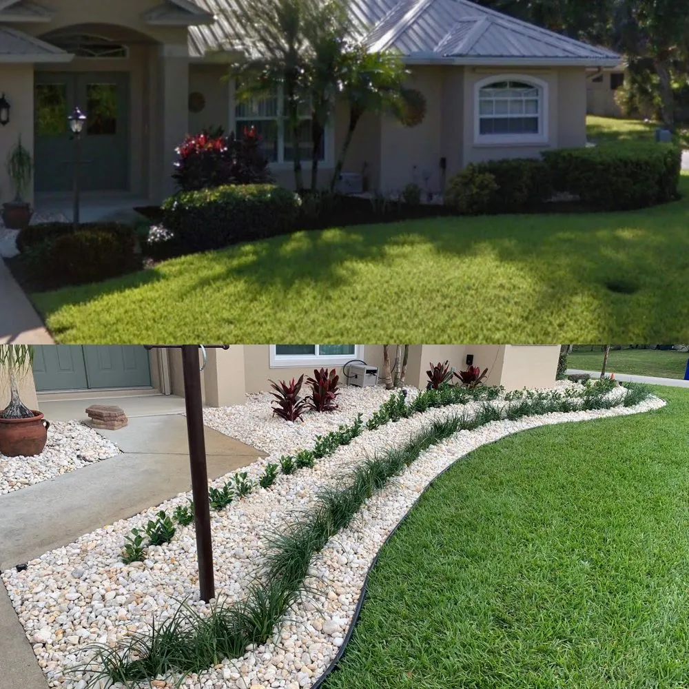 Affordable garden landscaping for homes in Sebastian, FL by K5 Landscapes