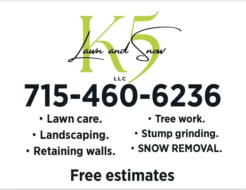 Custom lawn mowing service experts serving Marion, WI - K5 Lawn and Snow