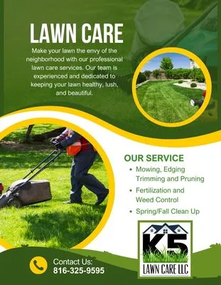 K5 Lawn Care Logo
