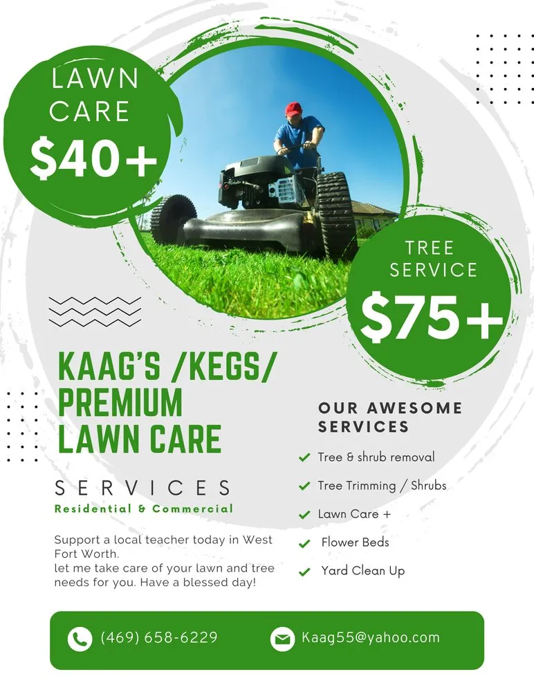 Trusted landscaping services for beautiful yards in White Settlement, TX by Kaag’s Premium Lawn Care
