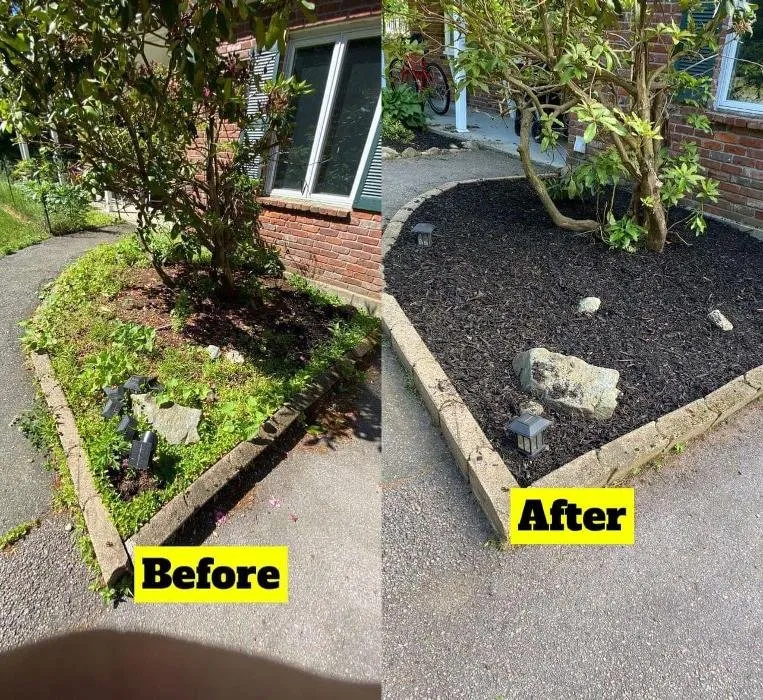 Affordable lawn care service for outdoor upgrades in Sharon, MA by Kahn Landscaping