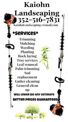 Kaiohn landscaping Logo