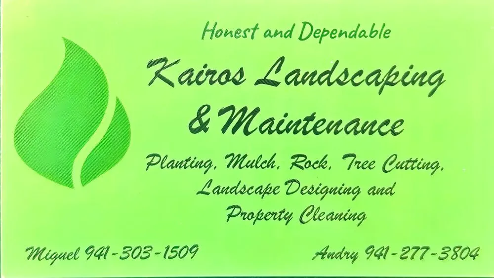 Affordable yard cleanup service for homes in Sarasota, FL by Kairos Landscaping & Maintenance