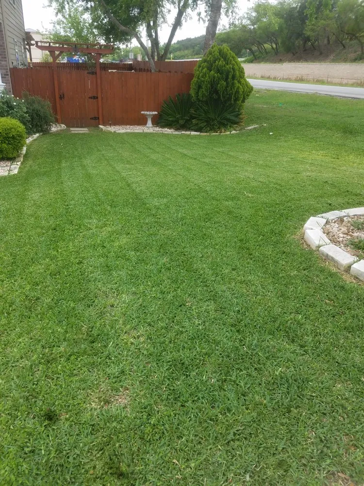 Expert landscaping services for homes in New Braunfels, TX by Kaiser Lawn Care