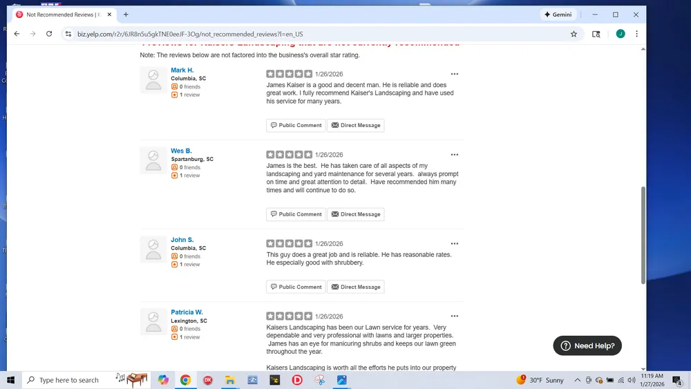 Expert residential landscaping in Lexington, SC by Kaisers Landscaping