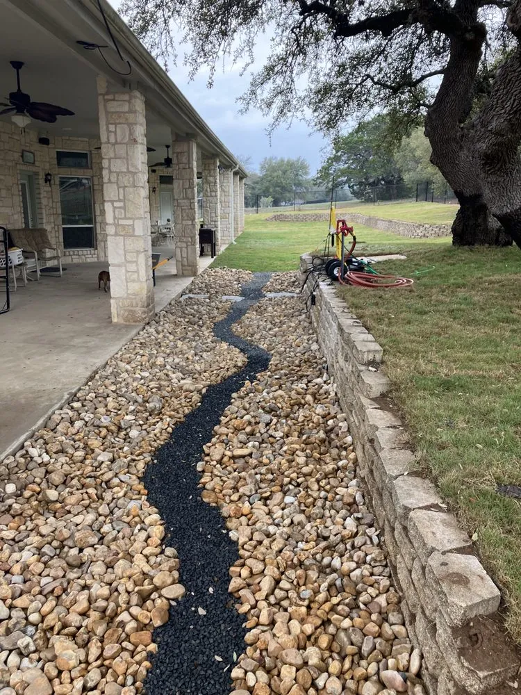 Professional yard cleanup service for homes across Burnet, TX - Kaius Irrigation and Construction