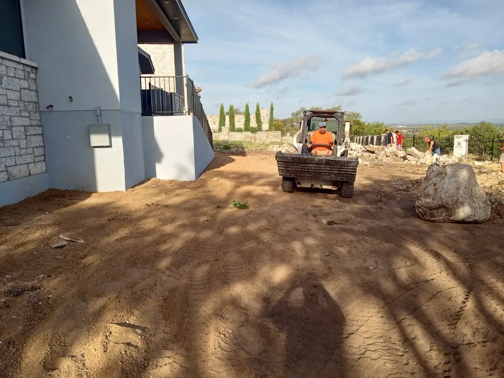 Custom landscape design in Burnet, TX by Kaius Irrigation and Construction