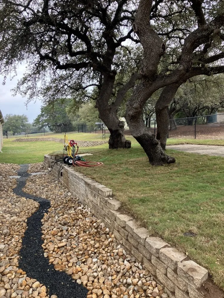 Affordable yard maintenance for outdoor upgrades in Burnet, TX by Kaius Irrigation and Construction