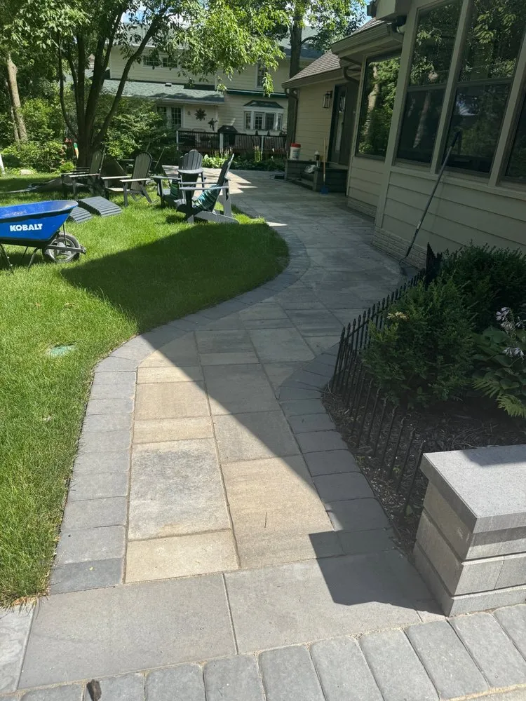 Custom landscape installation for outdoor upgrades in Johnston, IA by Kaldenberg's PBS Landscaping & Lawn Care