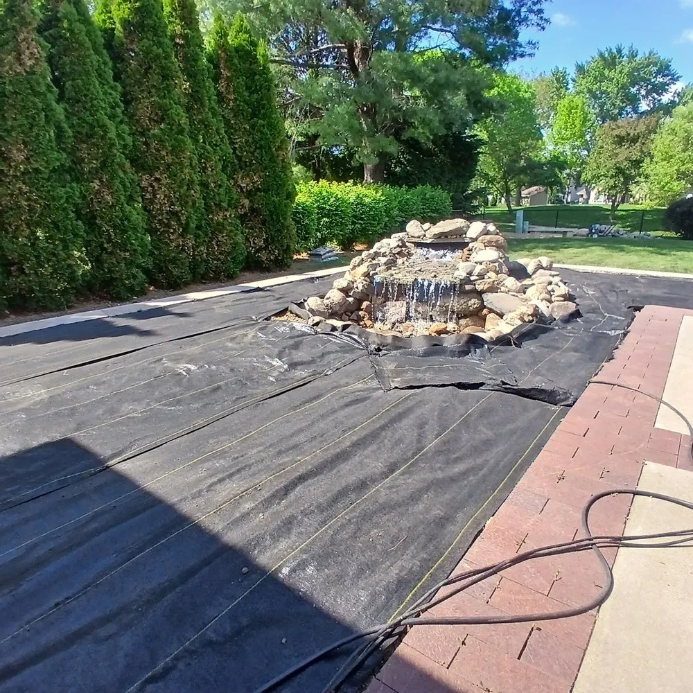 Custom lawn mowing service with custom design across Johnston, IA - Kaldenberg's PBS Landscaping & Lawn Care