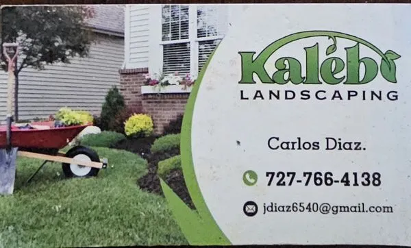 Kaleb Landscaping Logo
