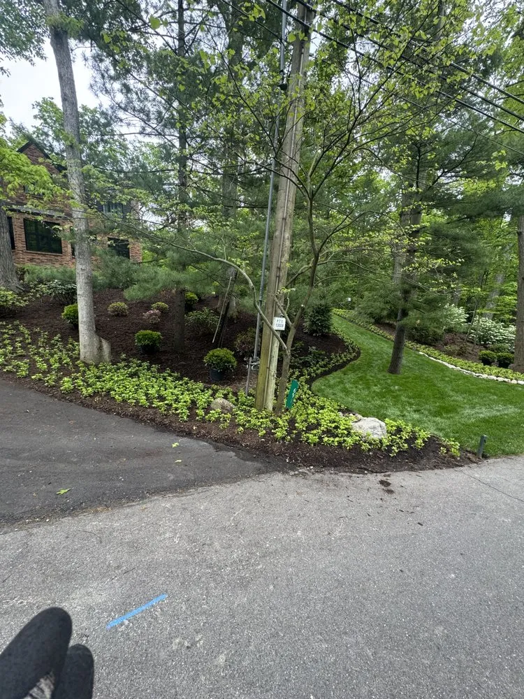 Professional landscape design with custom design in Chelsea, MI by Kalen’s Mowing and Yard Services