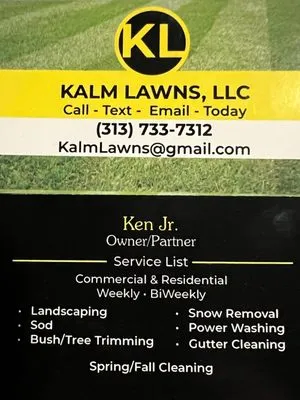 Kalm Lawns Logo