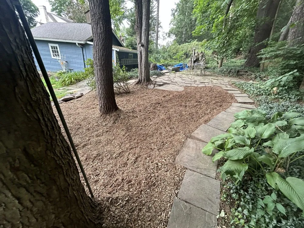 Custom landscape design with custom design in Endicott, NY by Kalman Contracting