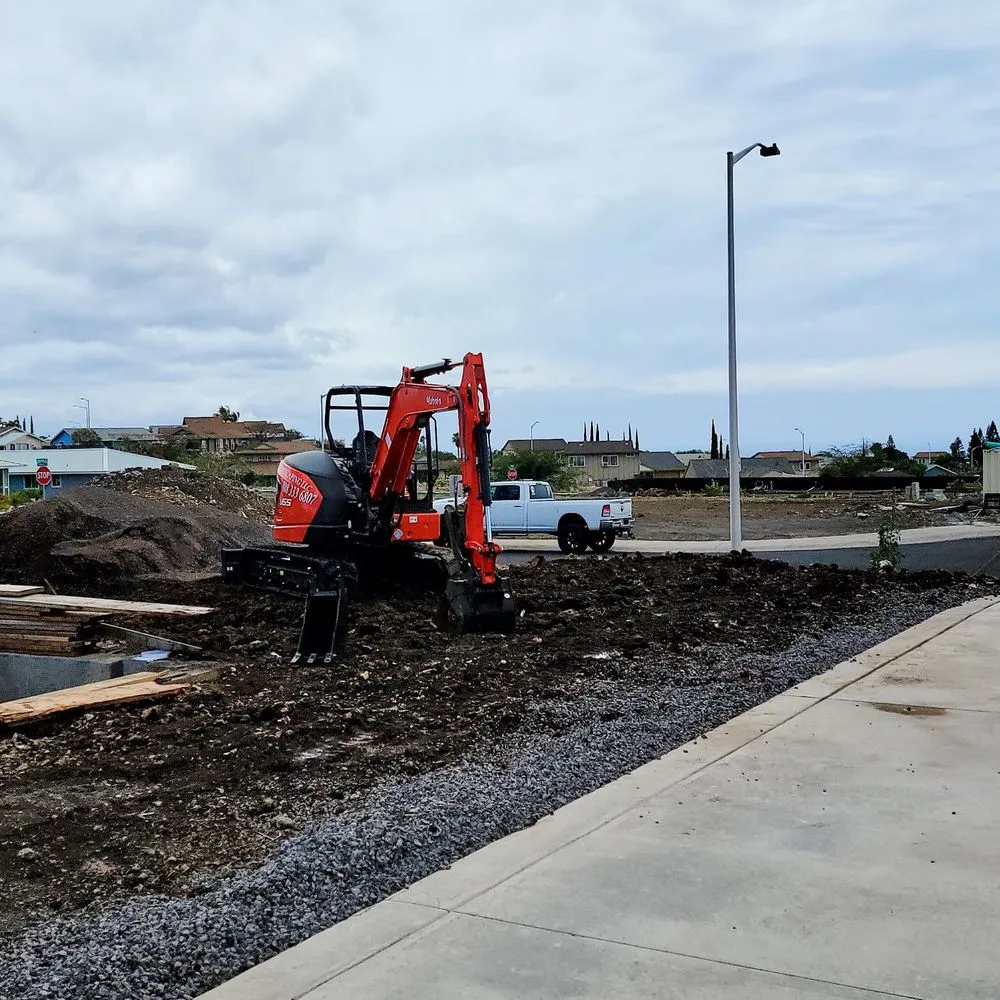 Professional landscape installation with custom design in Waimea, HI by Kamaaina Landscaping