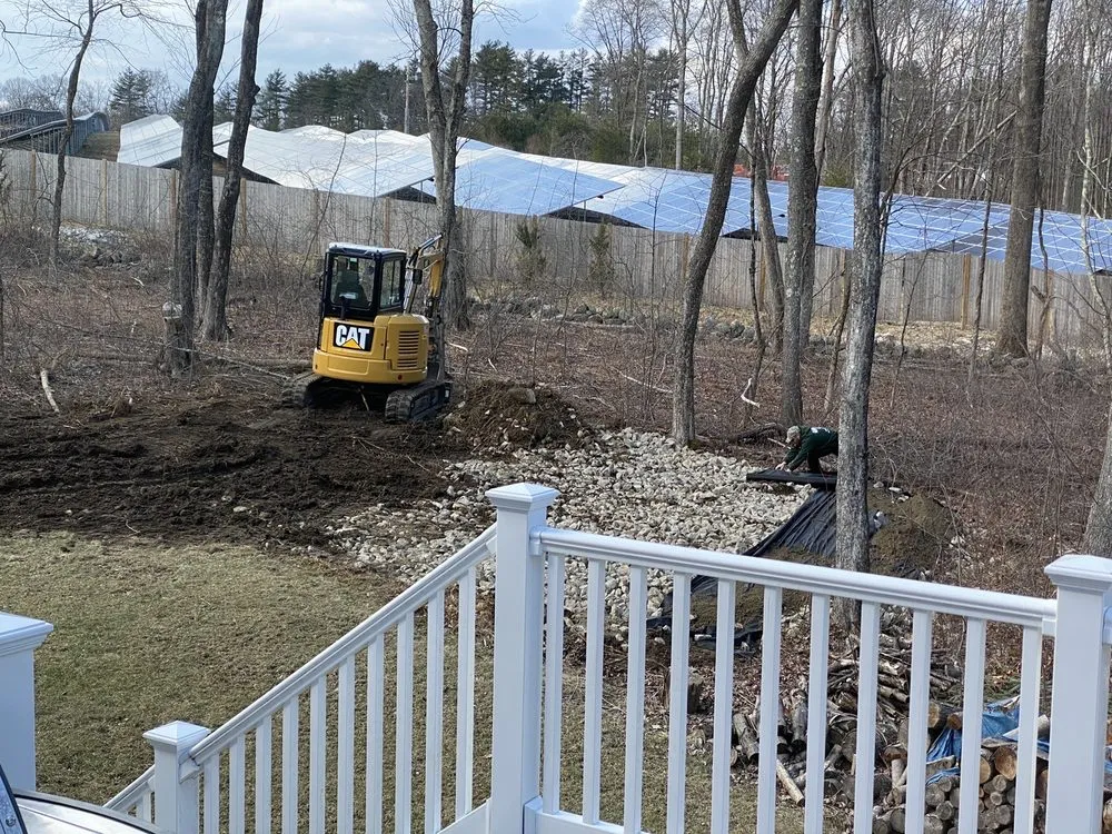 Custom yard cleanup service for outdoor upgrades across Ashland, MA - Kamataris Landscape & Lawn Care