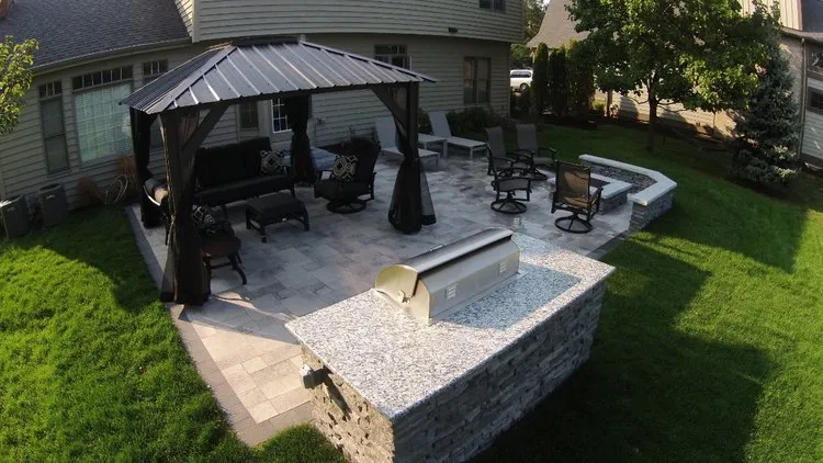 Professional outdoor landscaping for year-round maintenance in Hinsdale, IL by Kamin Landscaping