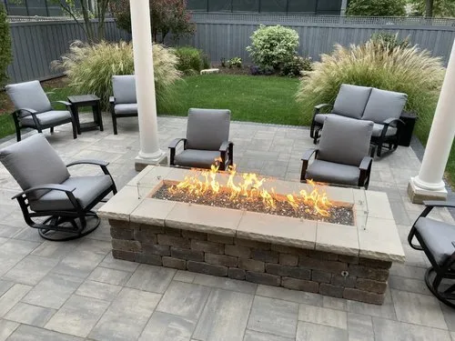 Expert landscape installation for beautiful yards in Hinsdale, IL by Kamin Landscaping