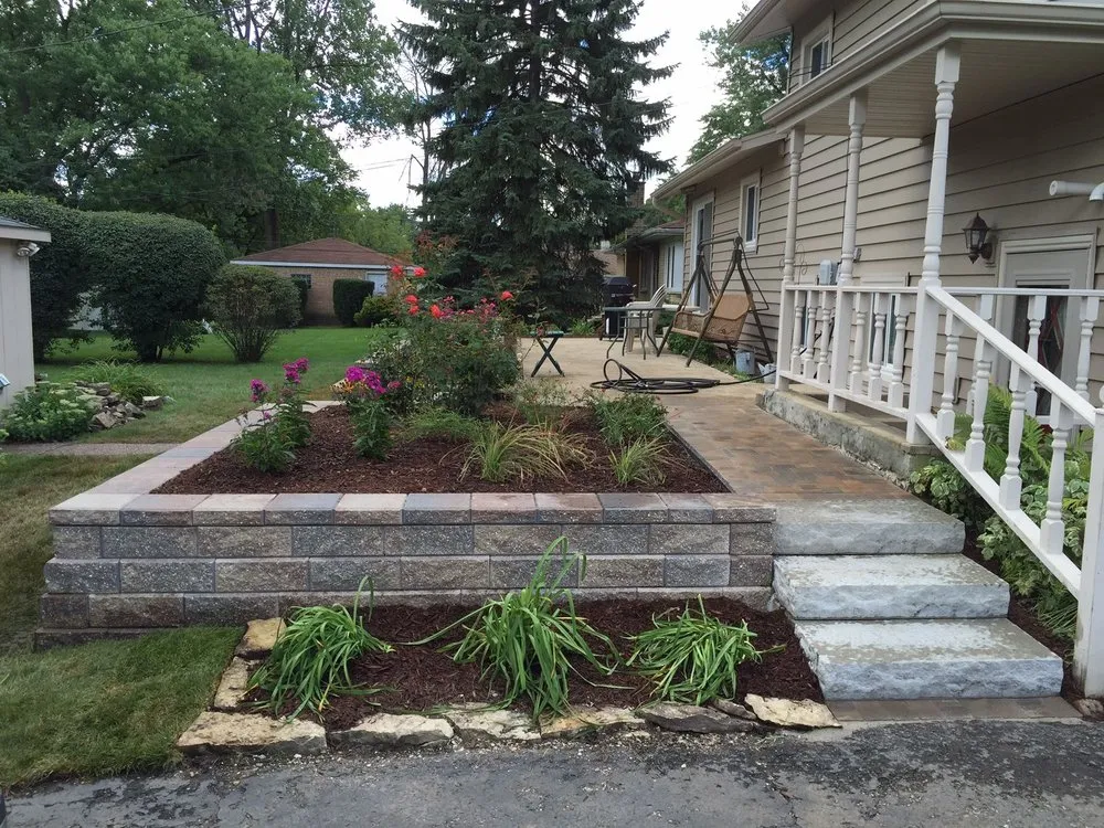 Professional landscaping services for homes in Hinsdale, IL by Kamin Landscaping