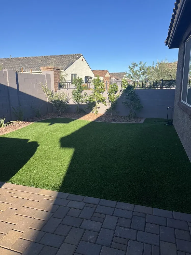 Affordable yard maintenance for outdoor upgrades in Buckeye, AZ by Kanelo's Hardscape and Landscape Services