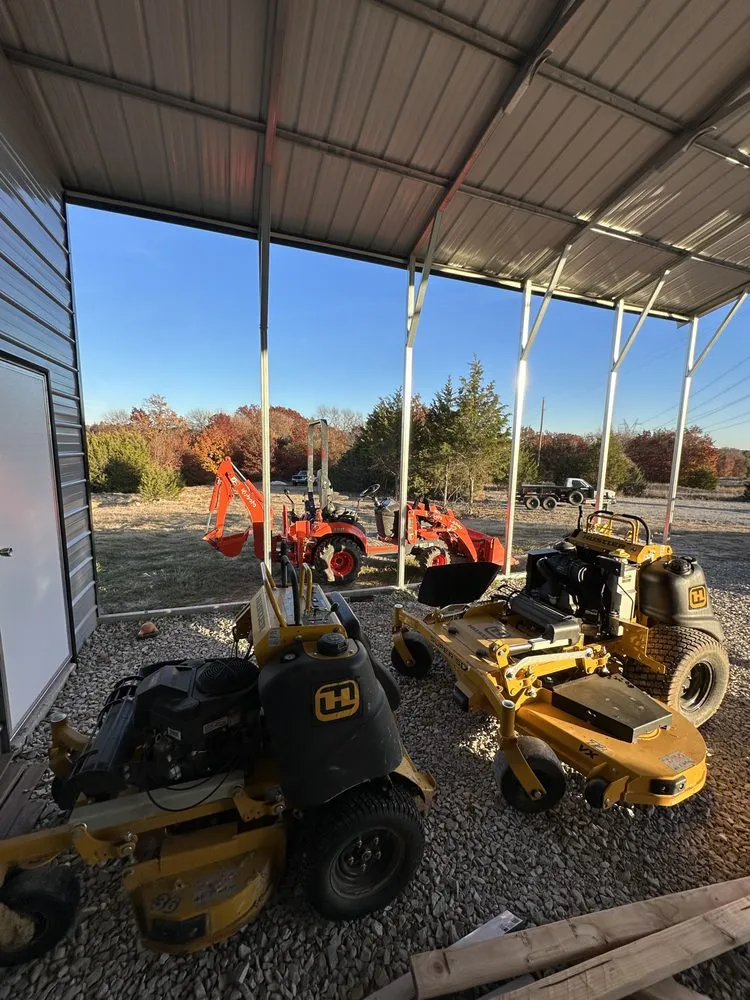 Local lawn mowing service in Weatherford, TX by Kangaroo Outdoor Solutions