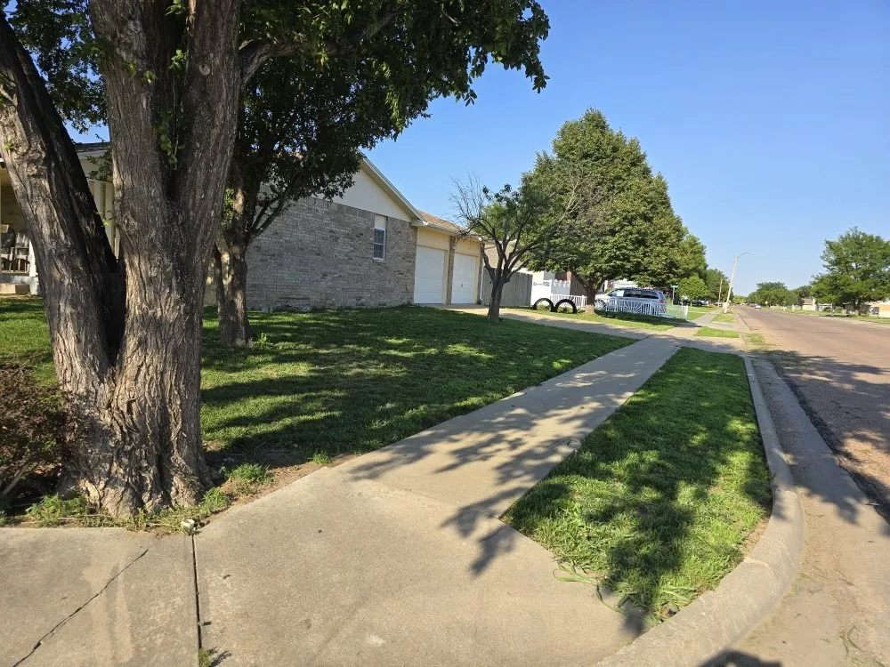 Expert garden landscaping for residential properties in Garden City, KS by Kansas Lawns