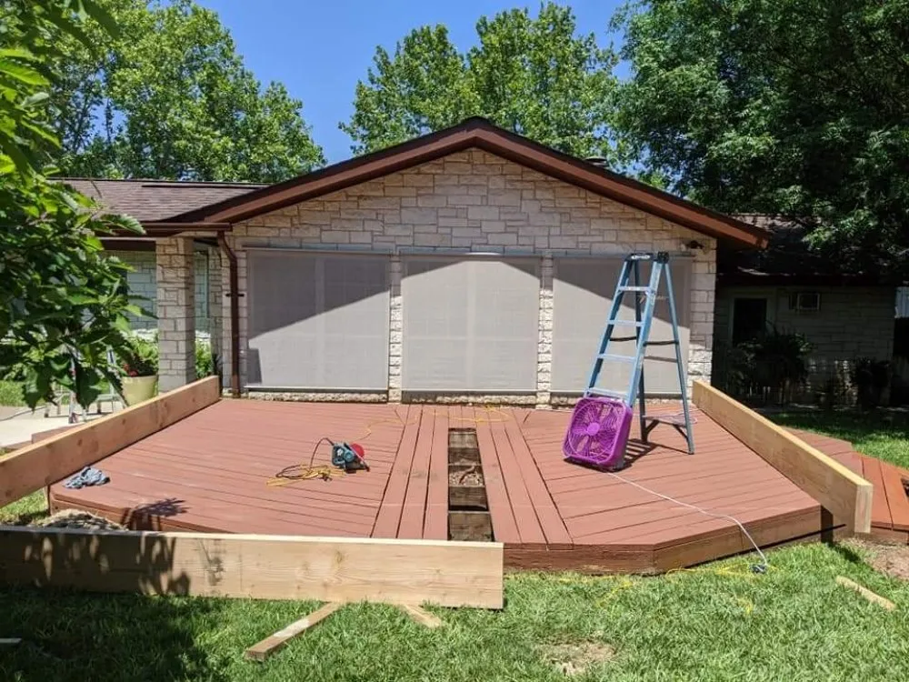 Custom landscape design in Spring Branch, TX by Kaoslei Services