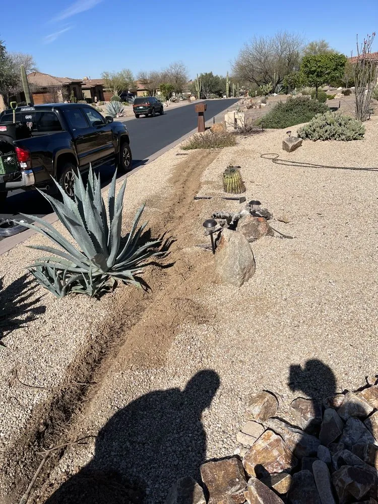 Custom landscape installation for year-round maintenance across Tucson, AZ - Kaptiian Landscaping and Maintenance