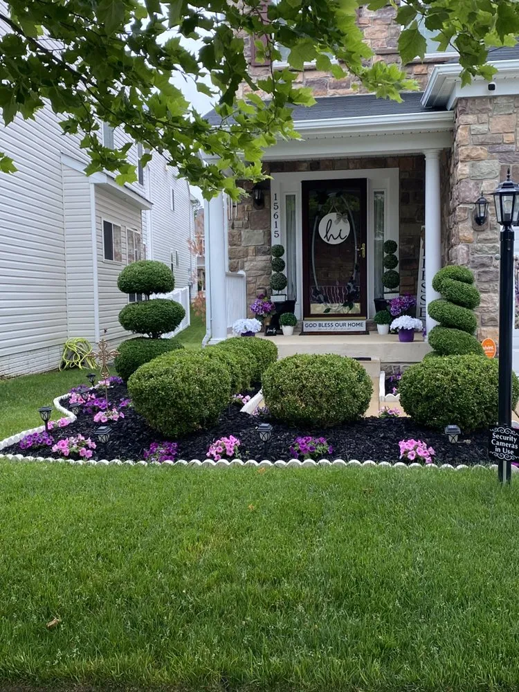 Custom garden landscaping for homes in Temple Hills, MD by Karibbean Twist