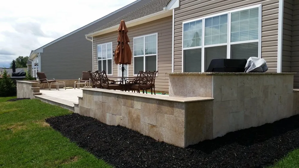 Local lawn mowing service with custom design in Howell, NJ by Karla Landscaping & Pavers