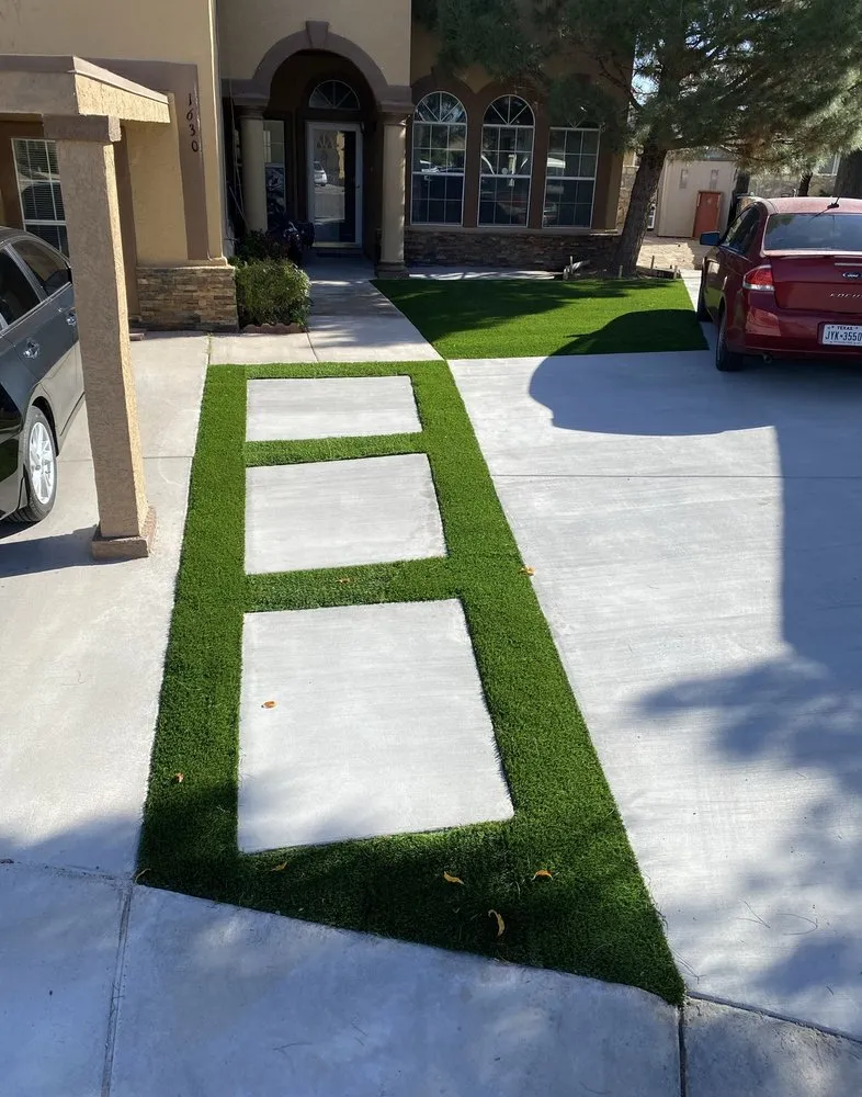 Custom outdoor landscaping in El Paso, TX - Kasa Roofing & Construction