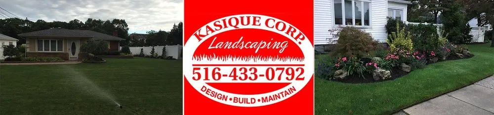 Affordable landscape installation in Hicksville, NY by Kasique Landscaping