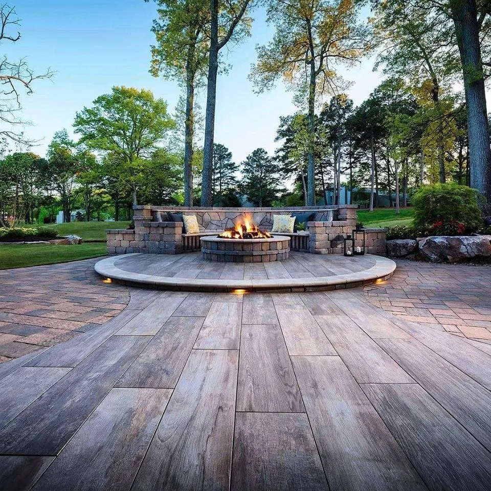 Expert landscape installation with custom design in Albany, NY by Katahdin Stone Works