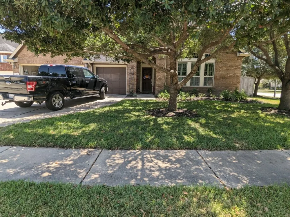 Professional garden landscaping in Katy, TX by Katy Lawn Pros